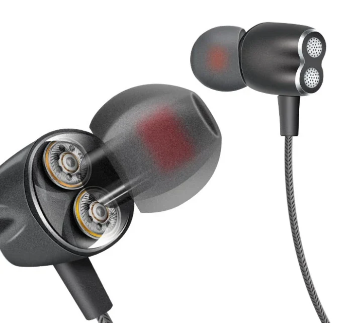 Vibrate Dual Speaker Earphones - Image 4